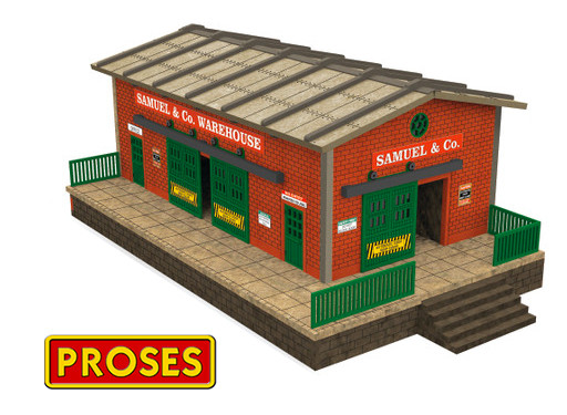 Bachmann - O Warehouse w/Motorized Working Doors - 39120