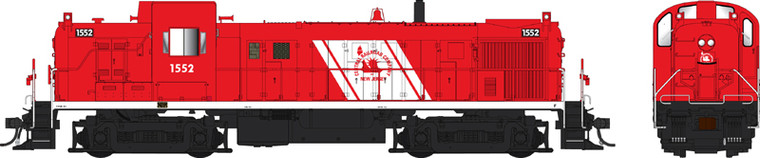 Bowser - Ho Alco RS-3 Diesel CNJ RED 1552 W/SD - 25583