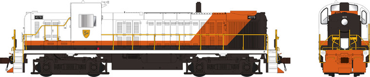 Bowser - Ho Alco RS-3 Diesel Con ex P&W 4071 W/SD - 25591