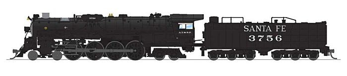 Broadway Limited - N 4-8-4 ATSF #3761 N/S DCC Ready - 9415