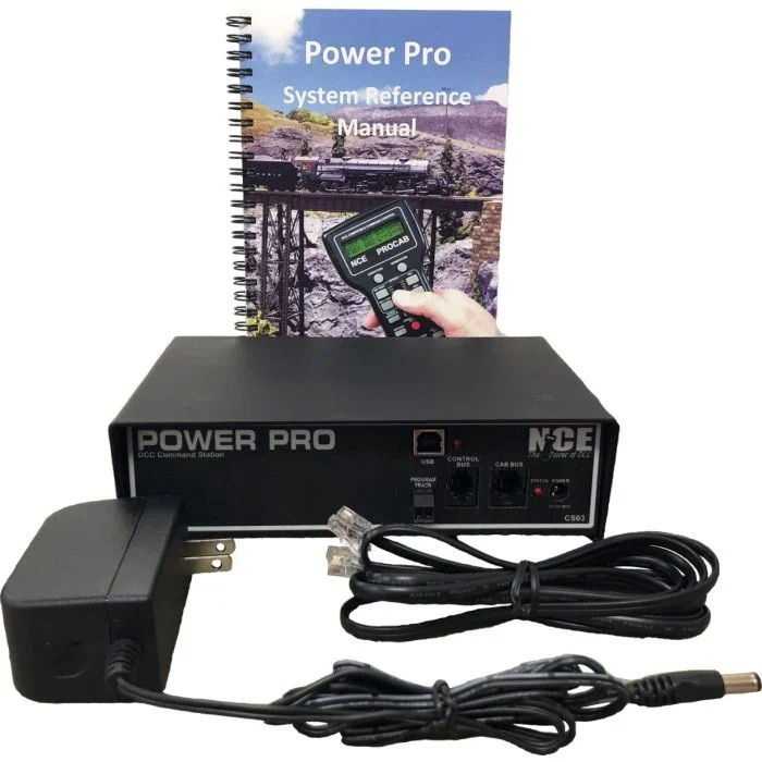 NCE Power for DCC - New CS03 Command Station W/Manual&Power - 50