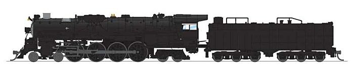 Broadway Limited - N 4-8-4 ATSF/Unlet Snd/DC/DCC w/smoke - 9406