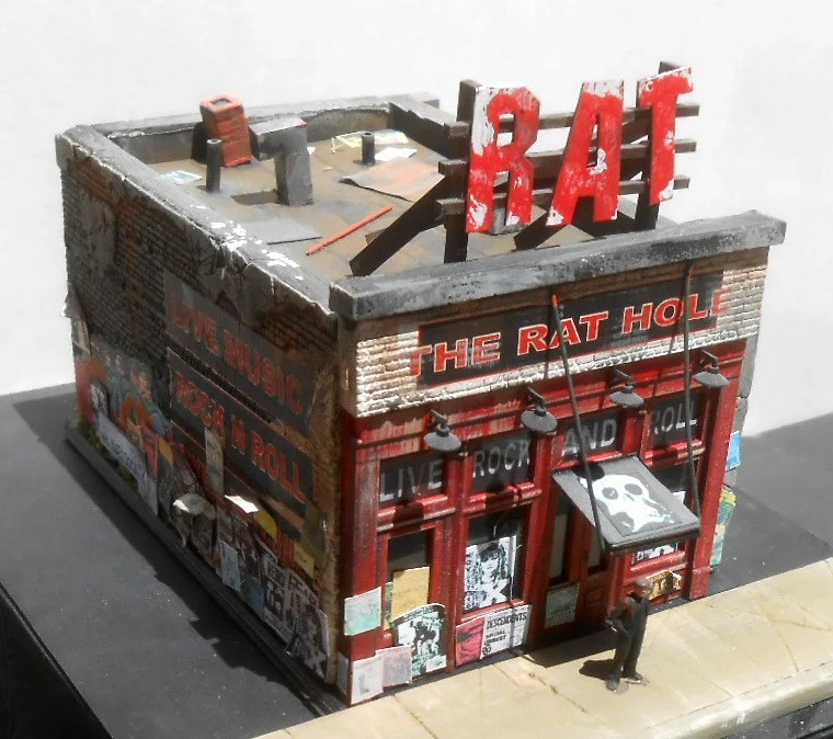 Downtown Deco - HO Rat Hole - 1085