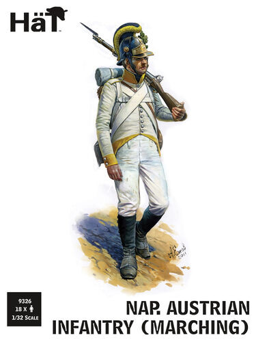 HaT Industries Figures - Nap. Austrian Marching 1:32 - 9326