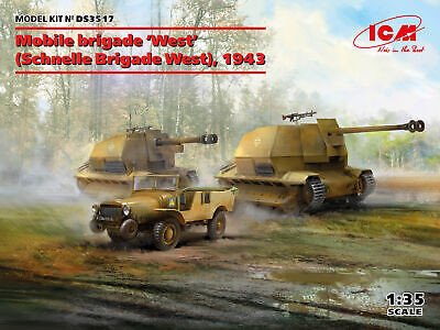 ICM Models - Mobile Brigade West Ger Vehicle Set 1:35 - DS3517