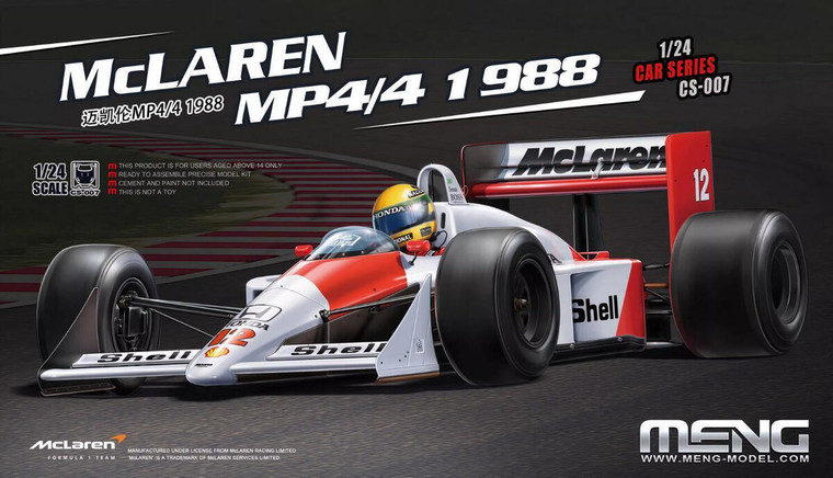 Meng Models - McLaren MP4/4 1988 1:24 - CS007