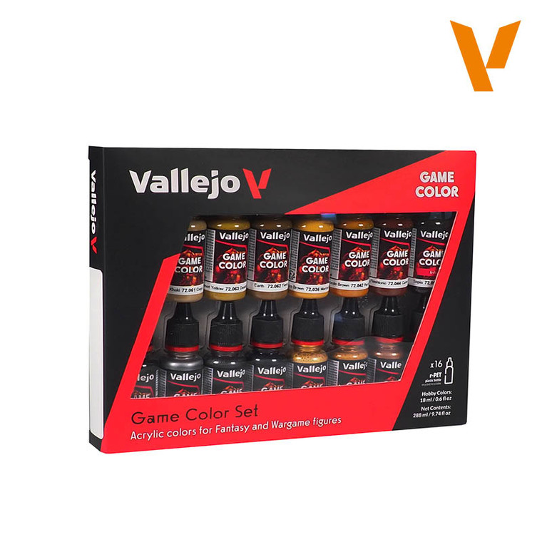 Vallejo Acrylic Paints - Game Color New Effects Color Series Set - 72189