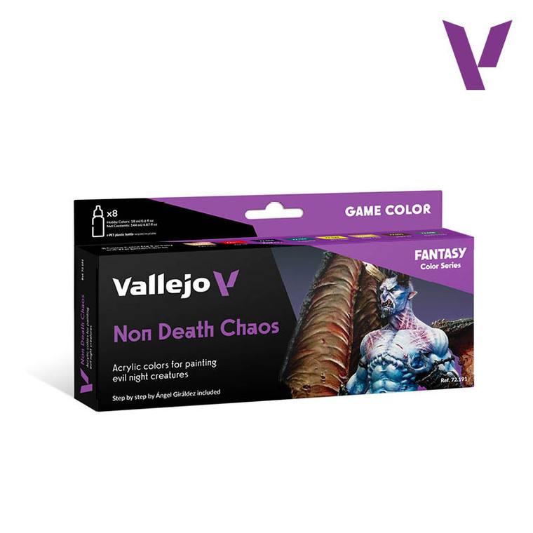 Vallejo Acrylic Paints - Game Color Non Death Chaos Set - 72191