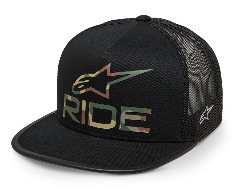Alpinestars - Ride 4.0 Camo Trucker Hat Black - 1214-81713-10-OS