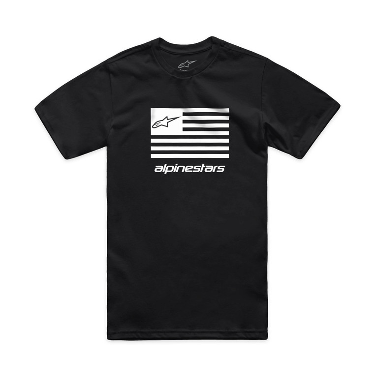 Alpinestars - Flag Csf Tee Black/white Md - 1214-73130-1020-M
