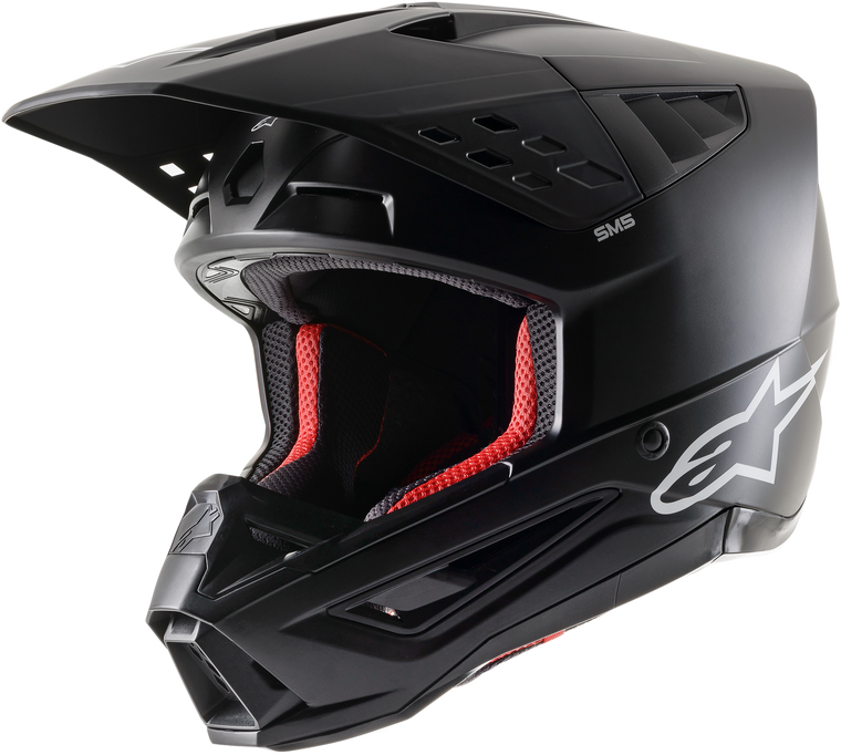 Alpinestars - S-m5 Solid Helmet Black Matt Lg - 8303123-110-L