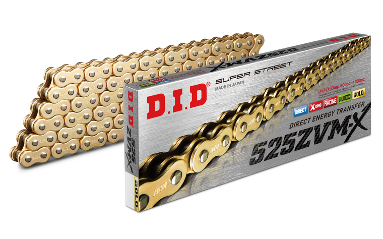 D.i.d - Super Street 525zvmxg-100l X-ring Chain Gold - 525ZVMXG100Z