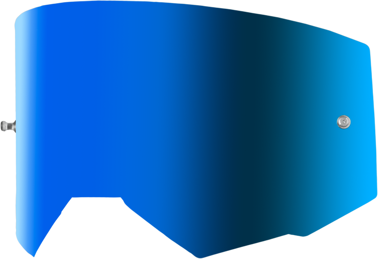 Fly Racing - Single Lens W/ Post Adult W/ Sky Blue Mir/sky Blue Lens - 37-5412