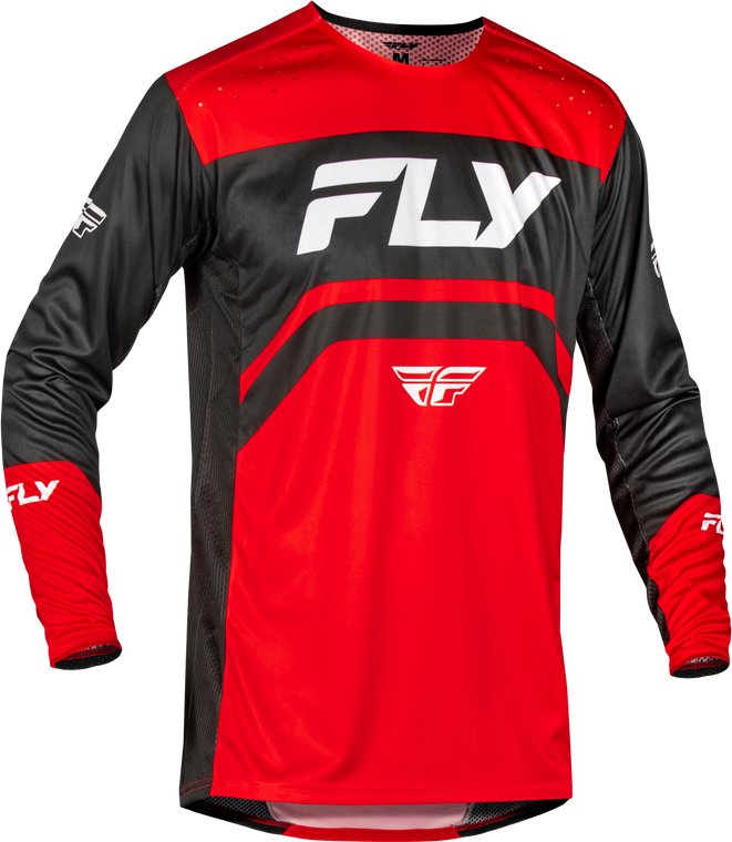 Fly Racing - Youth Rayce Bicycle Jersey Red/black/white Yxl - 378-054YXL