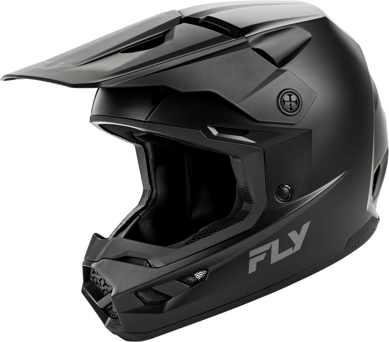 Fly Racing - Youth Kinetic Solid Helmet Matte Black Yl - A0030834YL