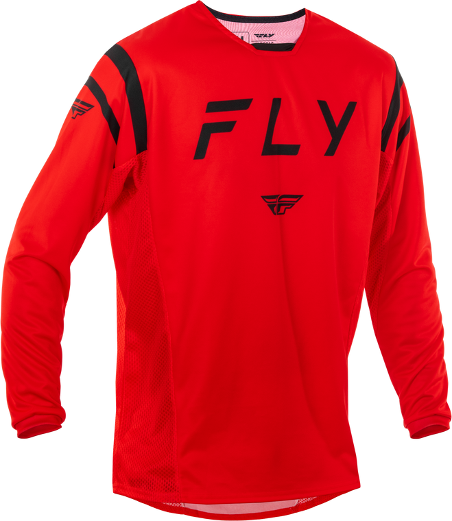 Fly Racing - Kinetic Center Jersey Red/black Md - 378-522M
