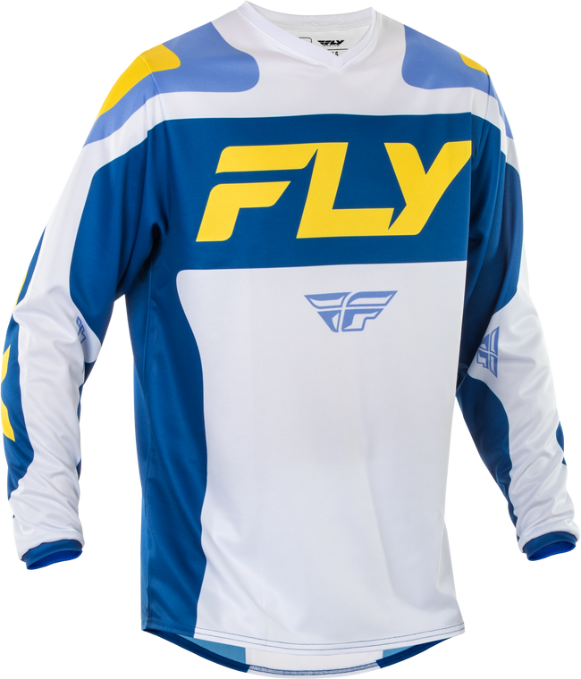 Fly Racing - F-16 Jersey White/dark Blue/yellow 2x - 378-9232X