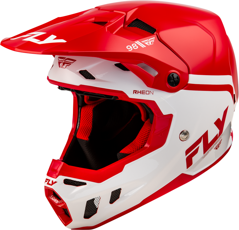 Fly Racing - Formula Cc Objective Helmet Red/white Lg - 73-4347L