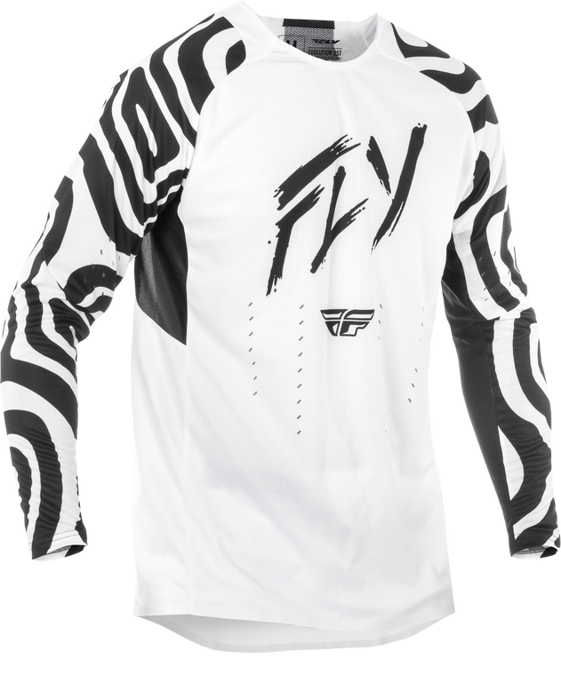 Fly Racing - Evolution  Dst Abyss Jersey White/black Lg - 378-125L