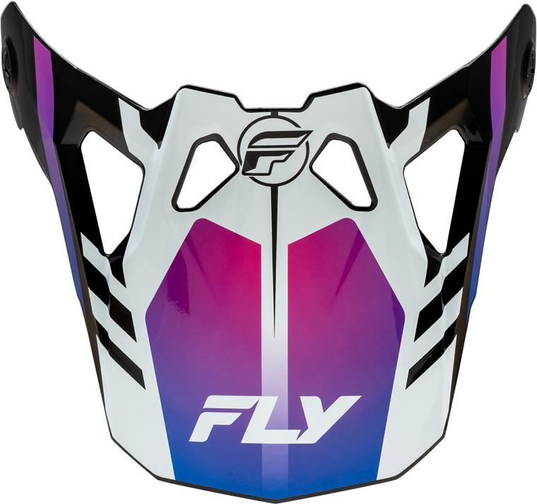 Fly Racing - Formula Cp Krypton Visor White/black/purple M-2x - 73-0049