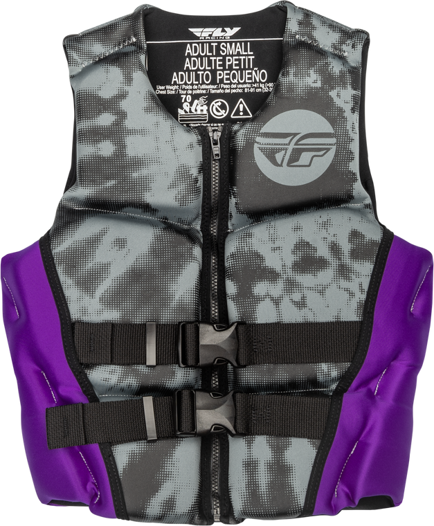 Fly Racing - Wmn's Neoprene Flotation Vest Purple/grey/black Xl - 221-30420X
