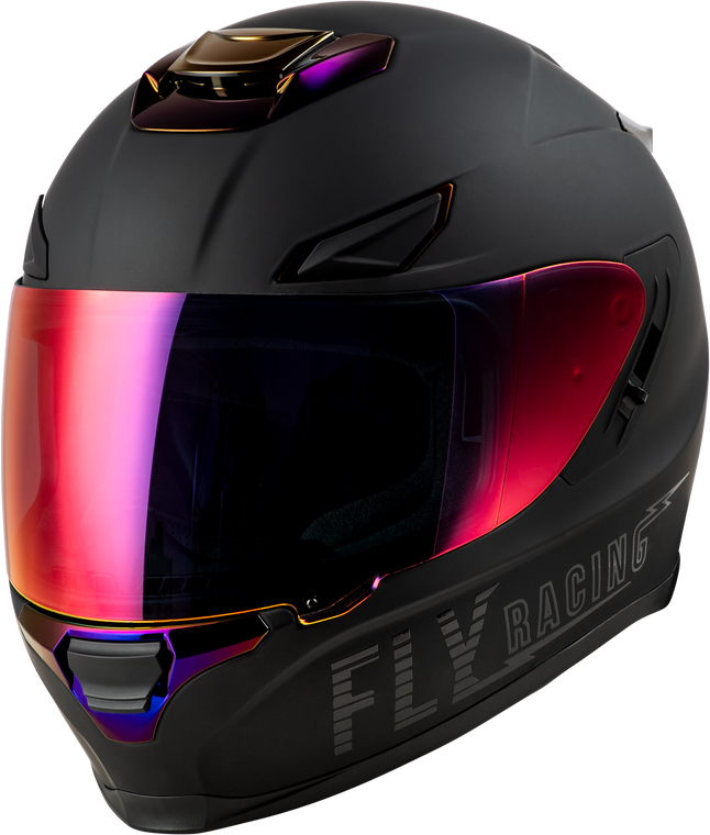 Fly Racing - Sentinel Recon Helmet Matte Black/purple Chrome 2x - 73-84292X