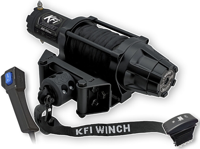 Kfi - 5000lb Wide Assault Series Winch - AS-50WX