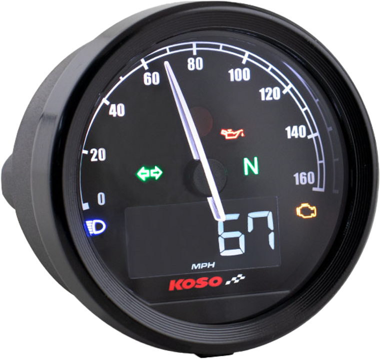 Koso - Tnt-05s D60 Speedometer - BA085001 Koso - Tnt-05s D60 Speedometer - BA085001