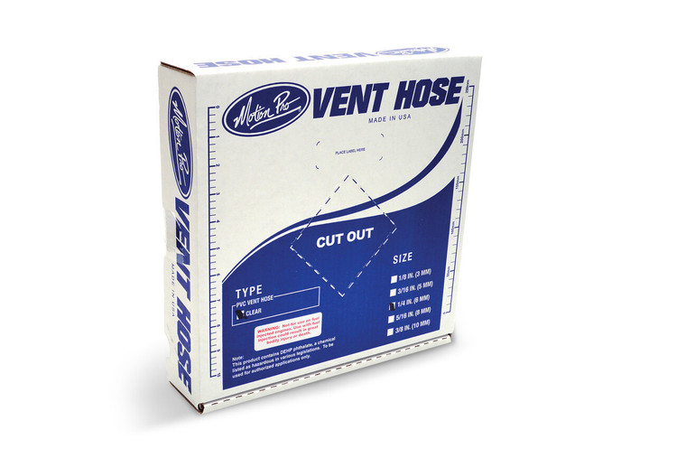 Motion Pro - Clear Vinyl Vent Line 1/4"x25' - 12-0002