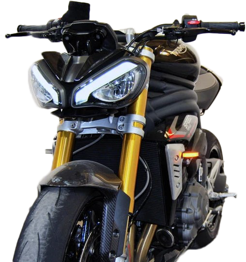 New Rage Cycles - Front Led Turn Signals Tri - TRIPLE-FB