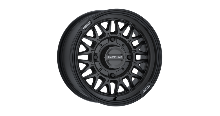 Raceline - Raceline Omega 15x7 4/137 5+2 (+10mm) Satin Black - A13B-57037+10