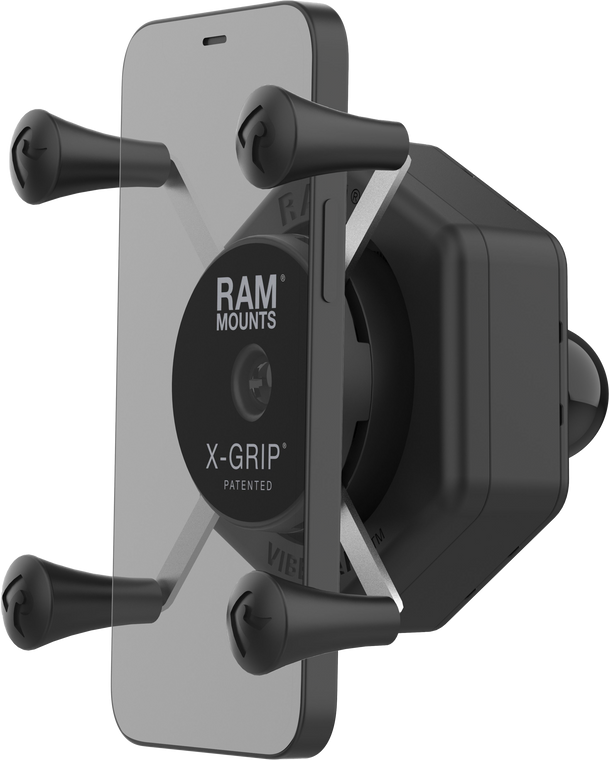 Ram - X-grip Vibe-safe Phone Holder With Ball Adapter - RAM-HOL-UN7B-462