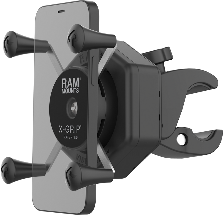 Ram - X-grip Vibe-safe Phone Mount With Small Tough-claw - RAM-HOL-UN7-462-400