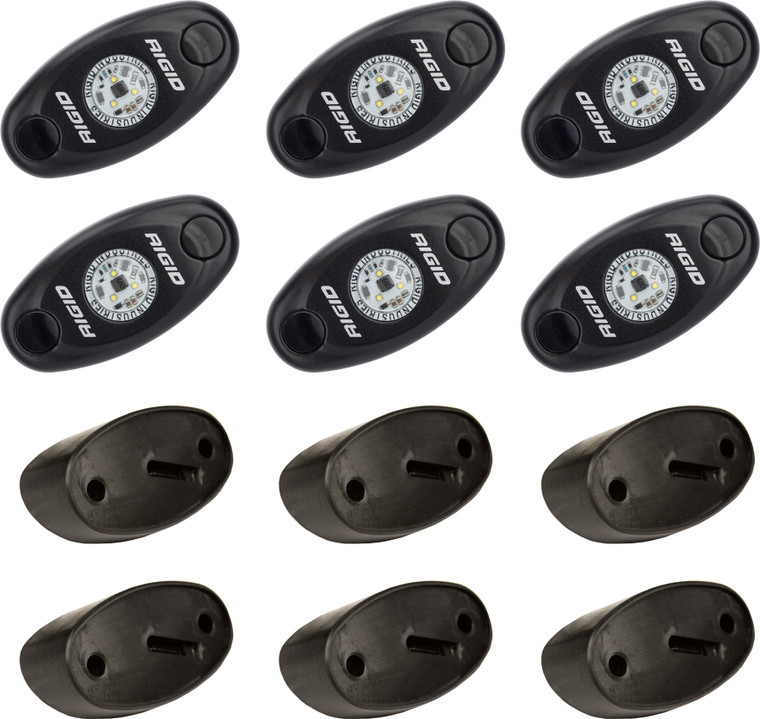 Rigid - Rock Light Kit Cw /6 - 400253 Rigid - Rock Light Kit Cw /6 - 400253