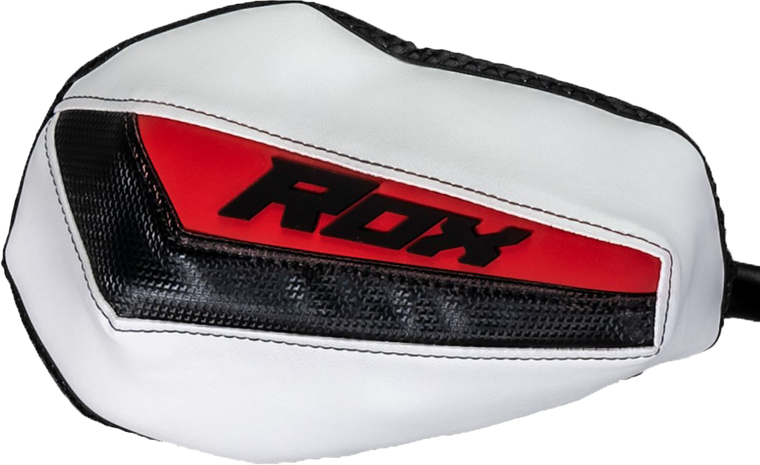 Rox - Gen 3 Flex-tec Handguards Wht/blk/red - FT3-HG-BWR