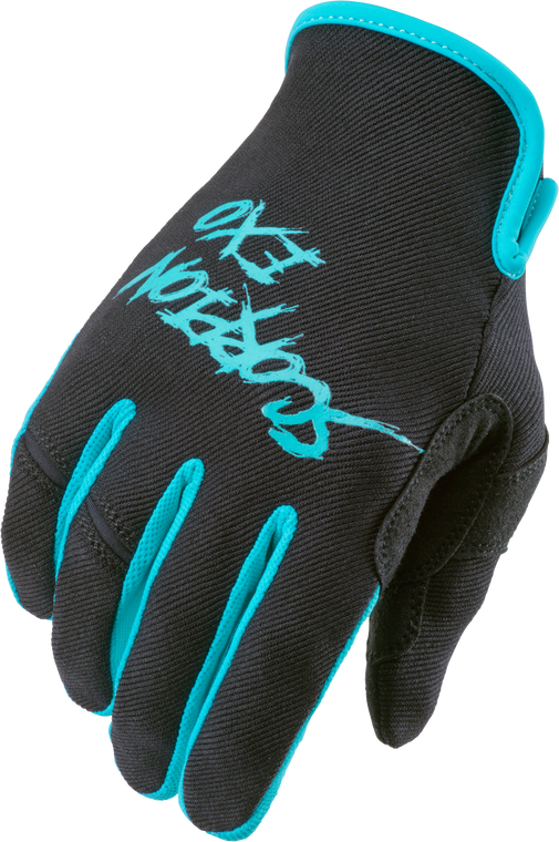 Scorpion Exo - Air-stretch Gloves Grind Black/teal 3x - G46-068