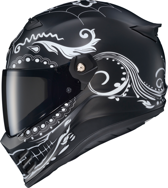 Scorpion Exo - Covert Fx Full Face Helmet El Malo White/matte Black Lg - CFX-1205