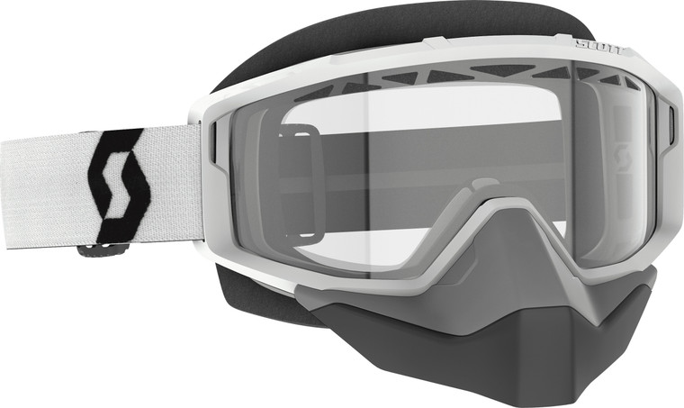Scott - Primal Snowcross Goggle White Clear Lens - 278606-0002043 Scott - Primal Snowcross Goggle White Clear Lens - 278606-0002043