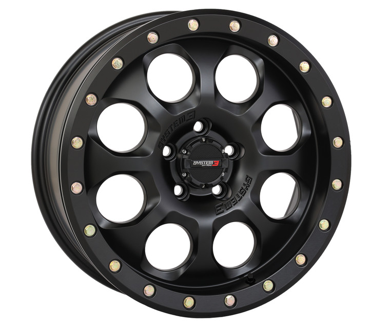 System 3 - Sb7 Bl Wheel 18x7 4+3 (+20mm) 5/4.5 Matte Black - 18S3-7545