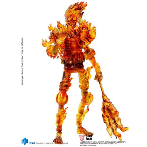 Hiya Toys - Judge Dredd Figures - 1/18 Scale Judge Fire Exclusive