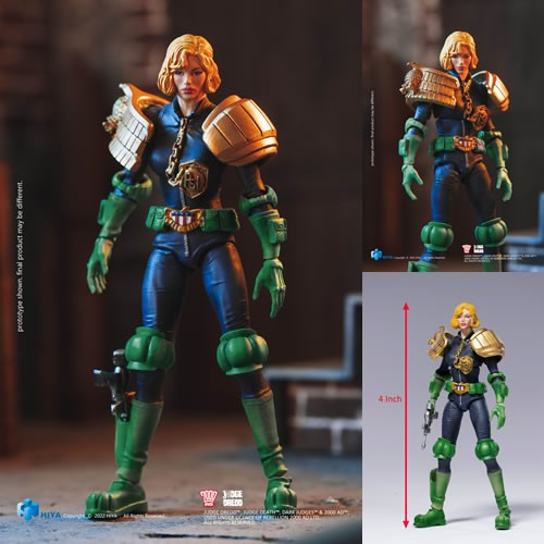 Hiya Toys - Judge Dredd Exquisite Mini Figures - 1/18 Scale Judge Anderson Exclusive