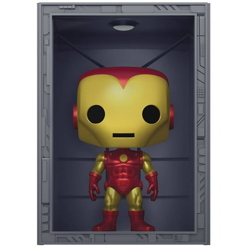 Funko - Pop! Deluxe - Marvel - Iron Man Model 4 (Hall Of Armor)