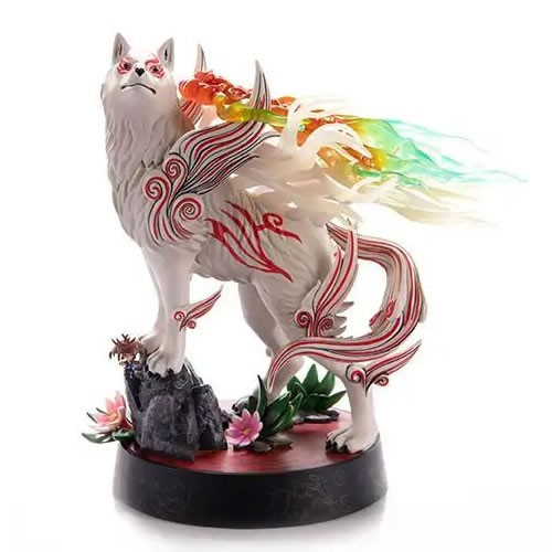 First 4 Figures - Okami Statues - 9" Shiranui PVC Painted Statue (Standard Pose)