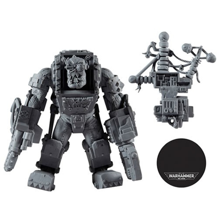 Mcfarlane Toys - Warhammer 40,000 Figures - 12" Scale MegaFig Big Mek (Unpainted Artist Proof)