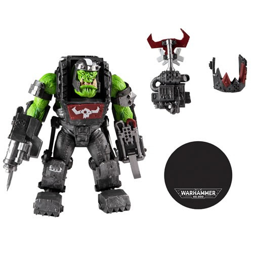 Mcfarlane Toys - Warhammer 40,000 Figures - 12" Scale MegaFig Ork Meganob With Shoota