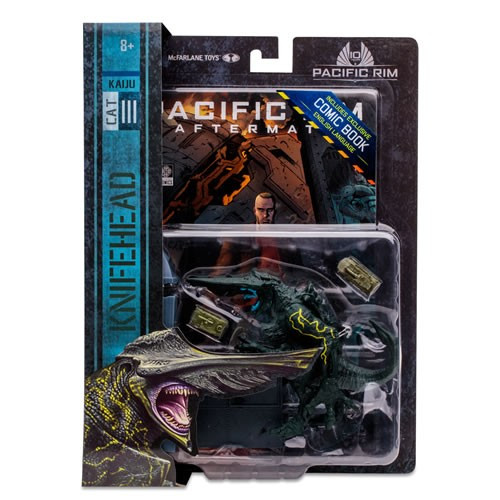 Mcfarlane Toys - Pacific Rim Figures - 4" Scale Knifehead (Kaiju) Figure Playset w/ Comic