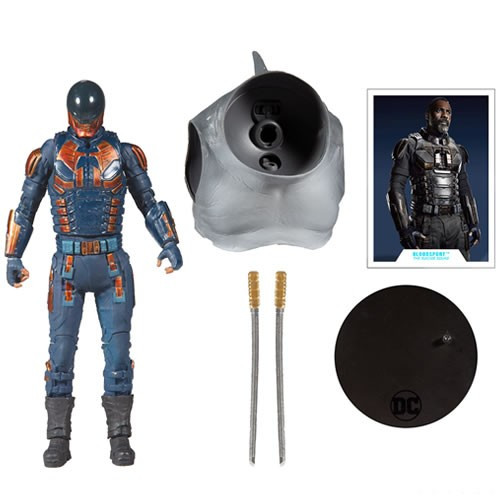 Mcfarlane Toys - DC Multiverse Figures - Suicide Squad 2 (BAF King Shark ) - 7" Scale Bloodsport