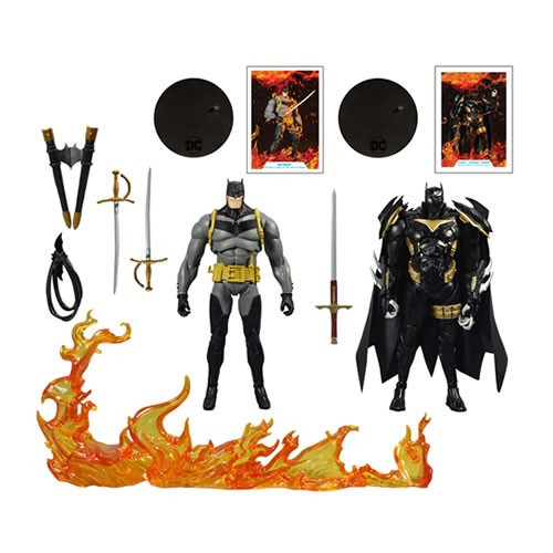 Mcfarlane Toys - DC Multiverse Figures - 7" Scale Curse Of The White Knight Batman Vs Azbat Multipack