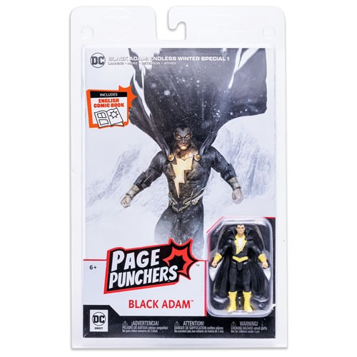 Mcfarlane Toys - Page Punchers 3" Scale Figure w/ Comic - DC - W01 - Endless Winter - Black Adam w/ Comic