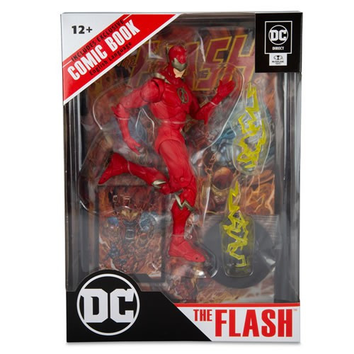 Mcfarlane Toys - Page Punchers 7" Scale Figure w/ Comic - DC - W02 - The Flash - The Flash (Barry Allen)
